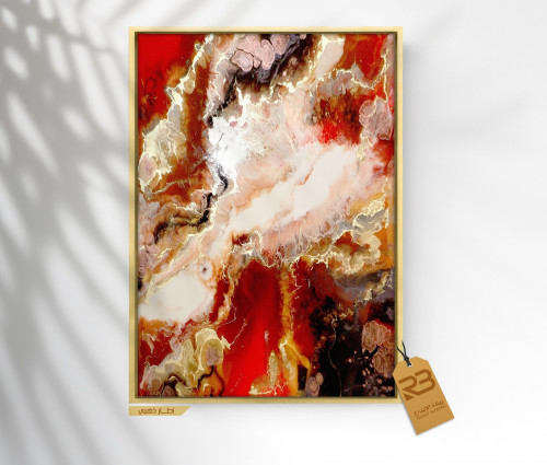 لوحة جدارية تصميم فن تشكيلي (رقم المنتج RB-15-32 )