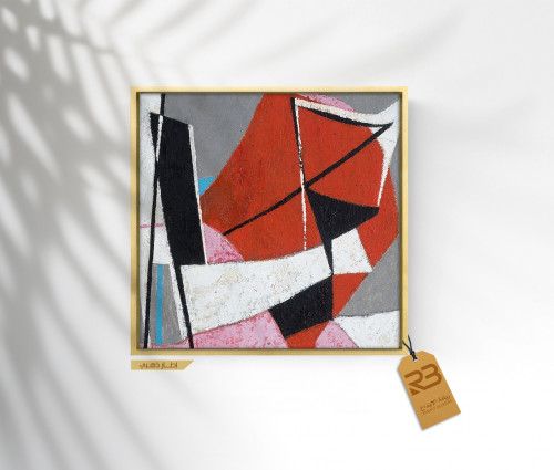 لوحة جدارية تصميم فن تشكيلي (رقم المنتج RB-8-29)