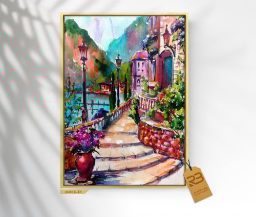 لوحة جدارية تصميم فن تشكيلي (رقم المنتج RB-15-5 )