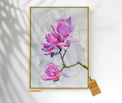 لوحة جدارية تصميم ورد (رقم المنتج RB-14-46 )