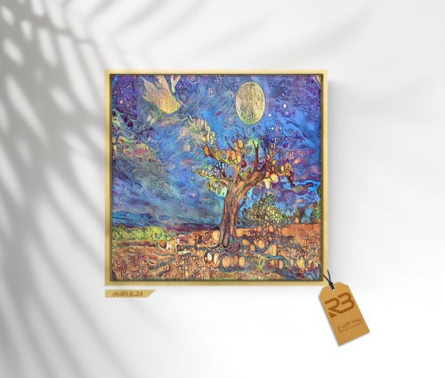 لوحة جدارية تصميم فن تشكيلي (رقم المنتج RB-11-23)