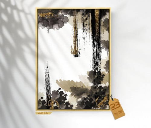 لوحة جدارية تصميم فن تشكيلي (رقم المنتج RB-17-31 )