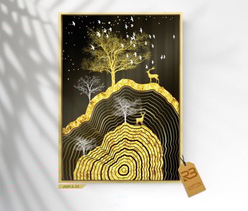 لوحة جدارية تصميم شجر (رقم المنتج RB-18-15 )