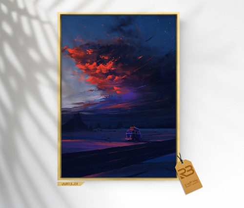 لوحة جدارية تصميم سماء (رقم المنتج RB-10-2 )