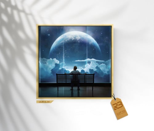 لوحة جدارية تصميم الكرة الارضية (رقم المنتج RB-9-49)