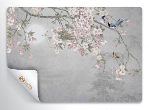 ورق جدران تصميم ورد (رقم المنتج RB-G3)