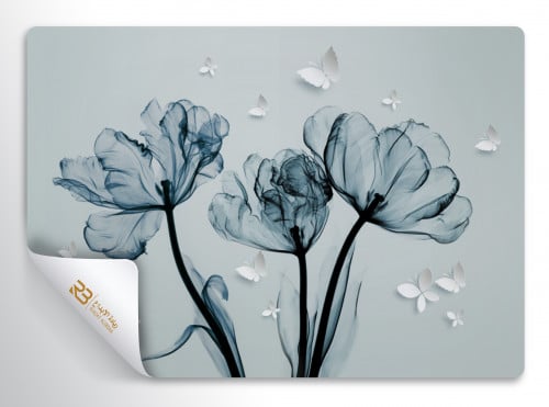 ورق جدران تصميم ورد (رقم المنتج RB-H23)