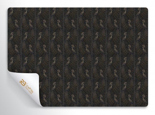 ورق جدران تصميم نقشات طائر الطاؤوس (رقم المنتج RB-96)