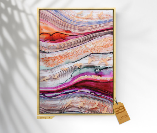 لوحة جدارية تصميم فن تشكيلي (رقم المنتج RB-13-50 )