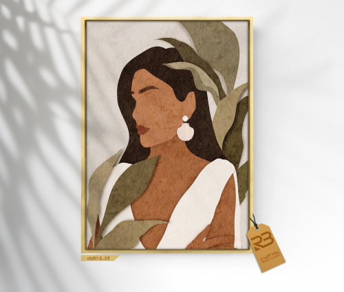 لوحة جدارية تصميم فتاة(رقم المنتجRB-2-2)