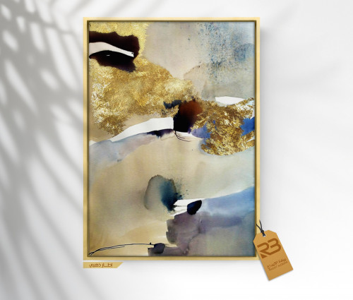 لوحة جدارية تصميم فن تشكيلي (رقم المنتج RB-17-41 )