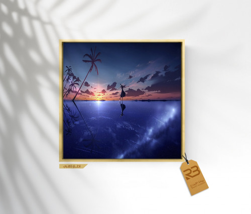 لوحة جدارية تصميم بحر (رقم المنتج RB-9-15)