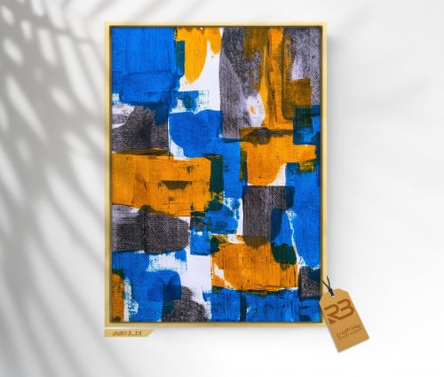 لوحة جدارية تصميم فن تشكيلي (رقم المنتجRB-4-18)