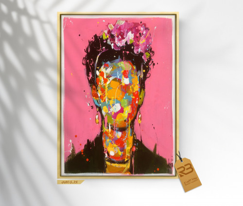 لوحة جدارية تصميم فن تشكيلي (رقم المنتجRB 5-(12) )