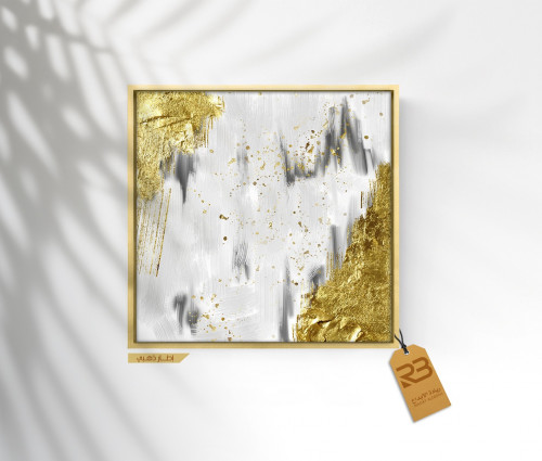 لوحة جدارية تصميم فن تشكيلي (رقم المنتج RB-2-48)