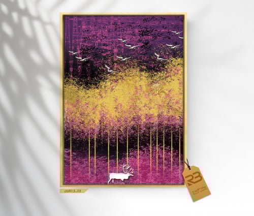 لوحة جدارية تصميم طبيعة (رقم المنتج RB-3-6-3 )