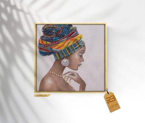 لوحة جدارية تصميم فتاة (رقم المنتج RB-5-43)