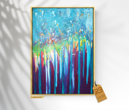 لوحة جدارية تصميم فن تشكيلي (رقم المنتج RB 6-24 )