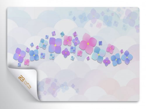 ورق جدران تصميم ورد (رقم المنتج RB-M-27)