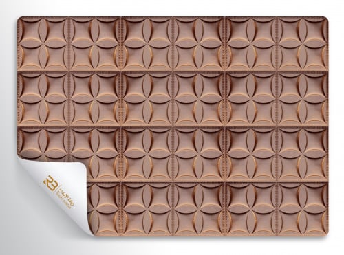 ورق جدران تصميم نقشات ثلاثية الأبعاد  (رقم المنتج RB 57)