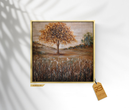 لوحة جدارية تصميم شجرة (رقم المنتج RB-4-37)