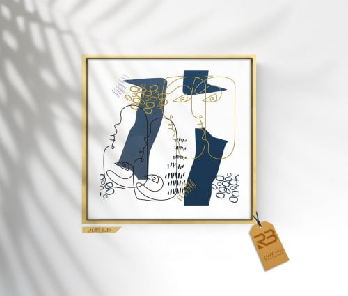 لوحة جدارية تصميم مودرن (رقم المنتج RB-5-8)