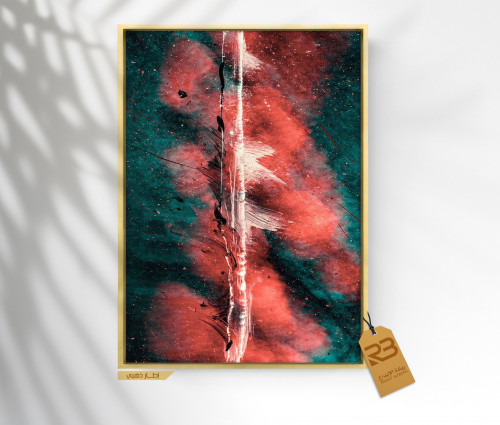 لوحة جدارية تصميم فن تشكيلي (رقم المنتج RB-8-13 )