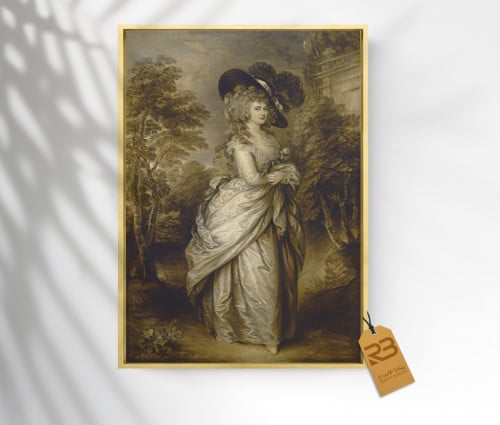 لوحة جدارية تصميم جورجينا دوقة ديفونشاير  (رقم المنتج RB-7)