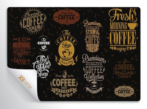 ورق جدران تصميم كافي (رقم المنتج RB-i25)