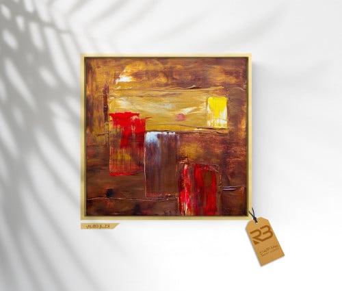 لوحة جدارية تصميم فن تشكيلي (رقم المنتج RB-4-30)