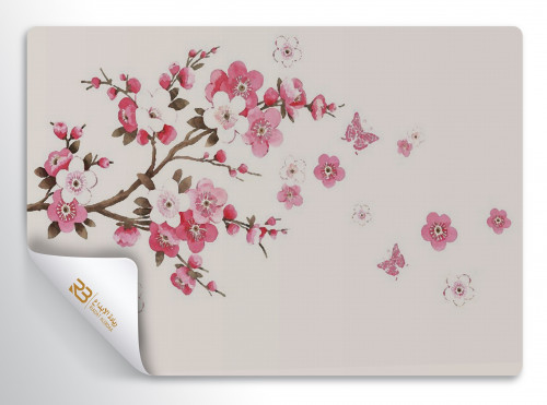 ورق جدران تصميم ورد (رقم المنتج RB-H35)