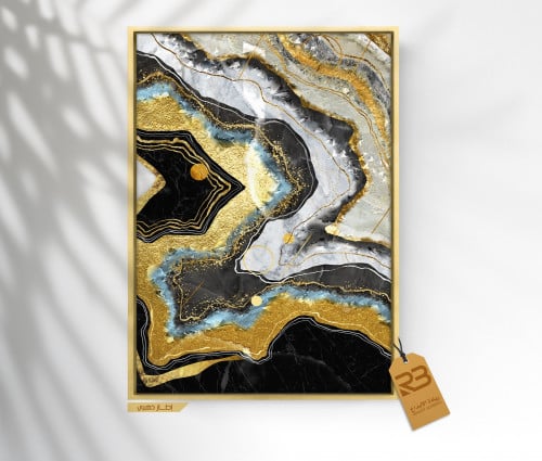 لوحة جدارية تصميم رخام (رقم المنتج RB-21)