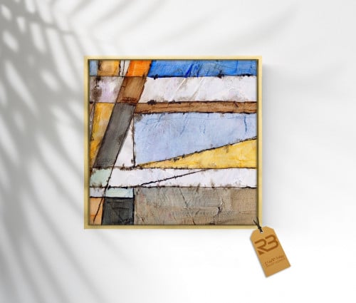 لوحة جدارية تصميم فن تشكيلي (رقم المنتجRB-3-33)