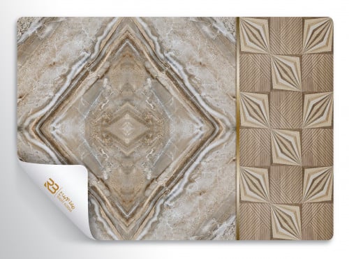 ورق جدران تصميم رخام (رقم المنتج RB-M-23)