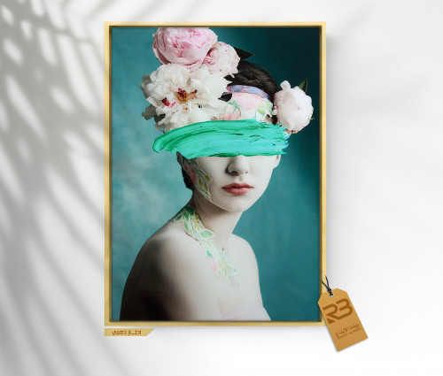 لوحة جدارية تصميم فتاة (رقم المنتج RB-13-24 )