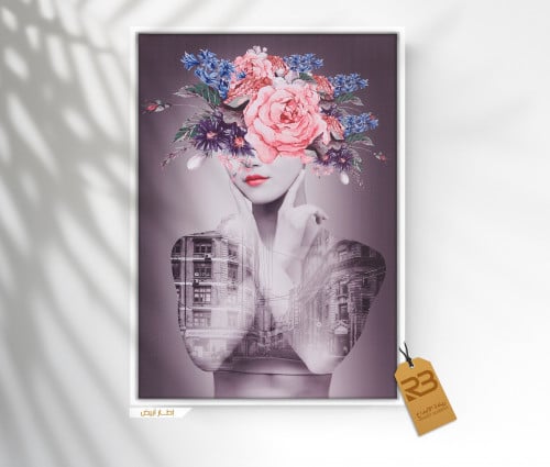 لوحة جدارية تصميم فناة الورد (رقم المنتجRB 5-(3) )