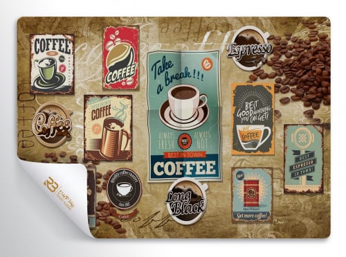 ورق جدران تصميم كافي (رقم المنتج RB-CO-2120)