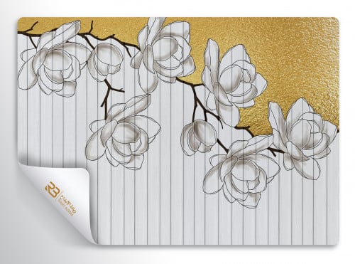 ورق جدران تصميم ورد (رقم المنتج RB-M-9)