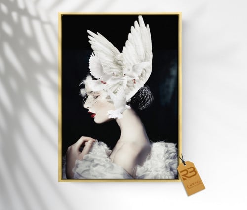 لوحة جدارية تصميم فتاة كلاسيكية (رقم المنتج 21-RB3)