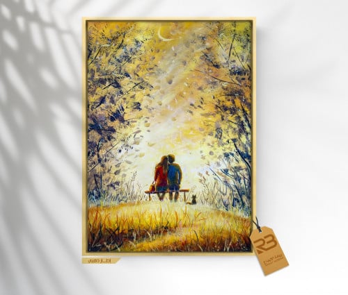 لوحة جدارية تصميم فن تشكيلي (رقم المنتج RB-11-44 )