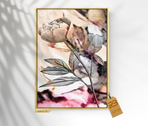 لوحة جدارية تصميم ورد (رقم المنتج RB-7-20 )
