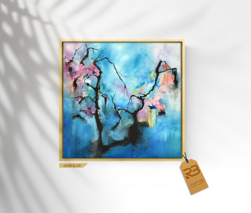 لوحة جدارية تصميم فن تشكيلي (رقم المنتج RB-12-40)