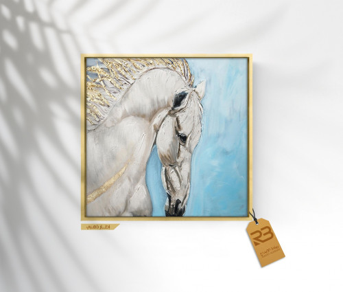لوحة جدارية تصميم خيل (رقم المنتج RB-5-14)