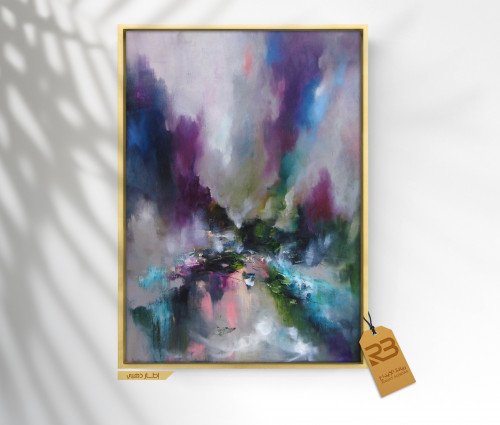 لوحة جدارية تصميم فن تشكيلي (رقم المنتج RB-13-28 )