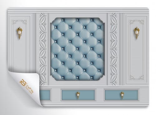 ورق جدران تصميم مودرن (رقم المنتج RB-18-34)