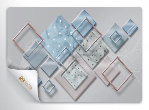 Marble Geometric Design Wallpaper (Article No. RB 327)