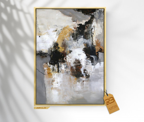 لوحة جدارية تصميم فن تشكيلي (رقم المنتج RB-13-18 )