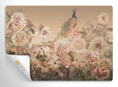 ورق جدران تصميم ورد (رقم المنتج RB-K-19)