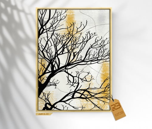 لوحة جدارية تصميم شجر (رقم المنتج RB-18-8 A2 )