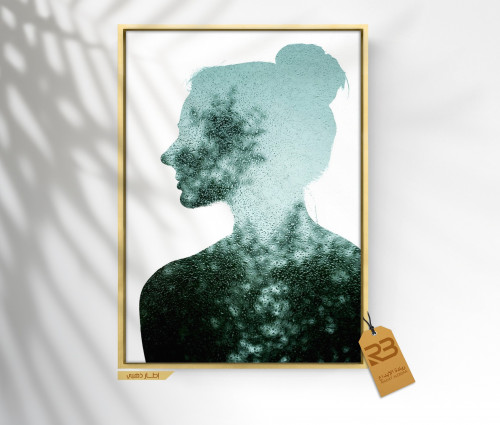 لوحة جدارية تصميم فتاة (رقم المنتج RB-10-6 )